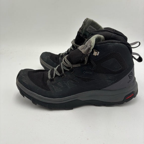 Salomon Women’s 9.5 Outline Mid GoreTex Lace Up Hiking Boots - Picture 2 of 6